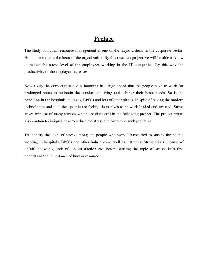 managing stress essays